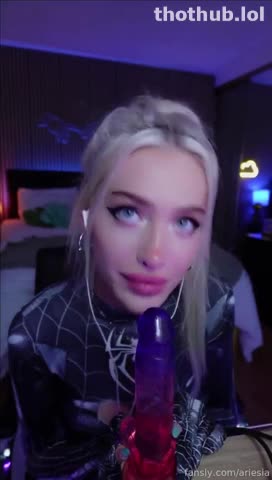 OnlyFans leaked Ariesiatv Spidergirl BJ JOI on HDthot