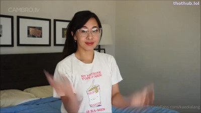 kaedia lang blowjob and side fuck