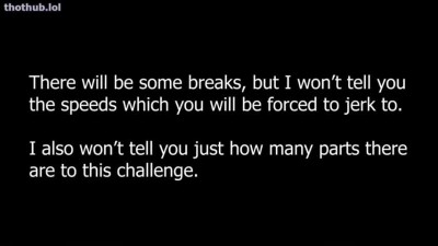 The ultimate try not to cum challenge