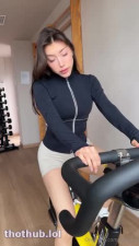 Ruth Lee blowjob in the restroom video