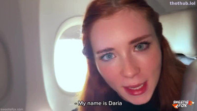 Sweetie Fox – Fucking With Stranger From The Next Airplane Seat POV