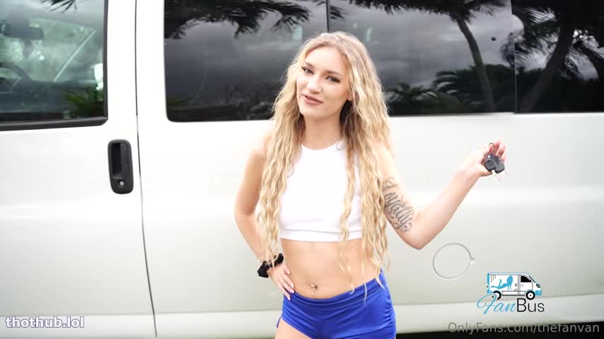 OnlyFans leaked TheFanVan_Baddie DaisyLavory takes over FanBus on HDthot