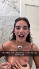 Natalie Noel Instagram Entrepreneur shower nip slip