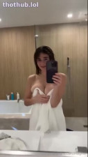 Megnutt02 Topless Bathroom Selfie