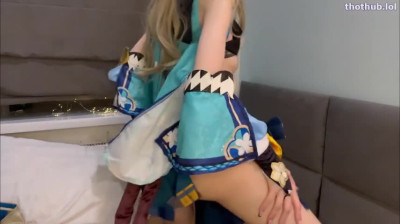 Kirara cosplay masturbation