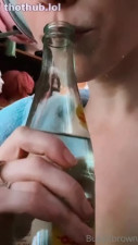 Bukktibrown Bottle Blowjob