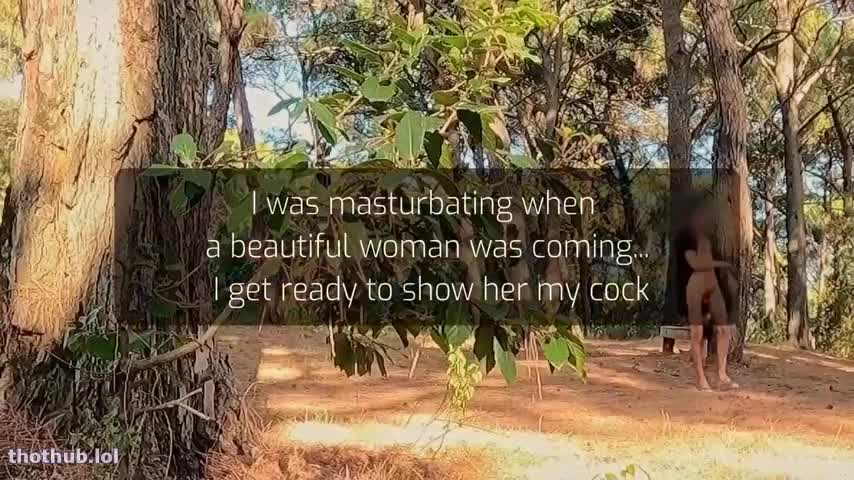 OnlyFans leaked GentlyPerv - Dickflash A Woman In The Woods See My Cock And Suck on HDthot