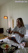 Caroline Zalog - See Through Breakfast in bed PPV