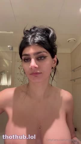 OnlyFans leaked Mia Khalifa Full Topless Tease Video Leaked on HDthot