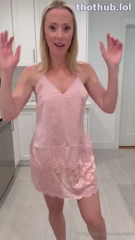 OnlyFans leaked Vicky Stark Silk nightgowns try-on on HDthot