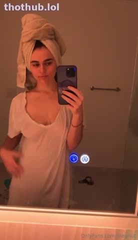 OnlyFans leaked Megnutt boobs out after shower on HDthot