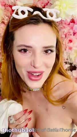 Bella Thorne OnlyFans leaked Bella Thorne handbra nipslip on HDthot