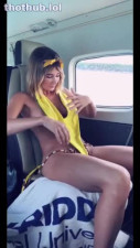 Sara Jean Underwood - Topless During Bahamas Trip in 2019