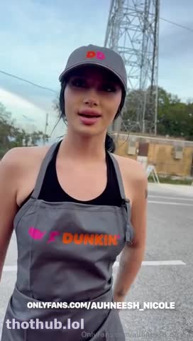 OnlyFans leaked Auhneesh Nicole Dunkin Donut Sextape Video Leaked on HDthot