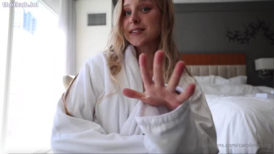 Caroline Zalog see through Try-on-haul