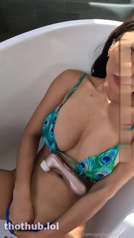 OnlyFans leaked Anabella Galeano Pussy-Hitachi tease in bathtub on HDthot