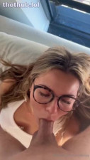 Madiiitay Glasses Blowjob Facial Sex Tape