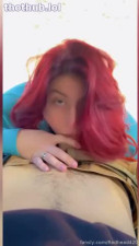 RedHead420 Fansly BJ Facial