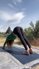 Mia Melano - Girl doing yoga? What's not to like