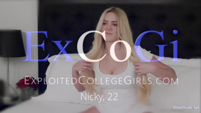 [ExploitedCollegeGirls] Nicky Shut Up And Fuck Me