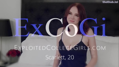 [ExploitedCollegeGirls] Scarlett I Have Eyes. They're Up Here