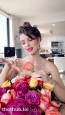 Amanda Cerny Topless & Flowers