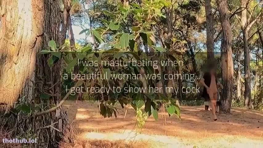 OnlyFans leaked GentlyPerv Woman In The Woods See My Cock And Suck on HDthot