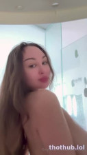 Louisa Khovanski naked soapy shower pussy rubbing