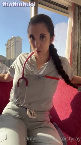 OnlyFans leaked Fansly MistyRay nurse masturbation on HDthot