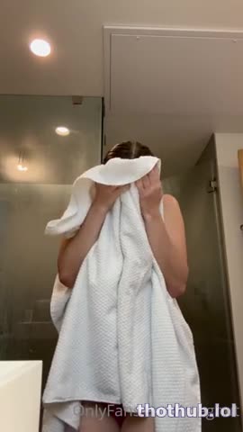 OnlyFans leaked Megnutt nude post shower on HDthot