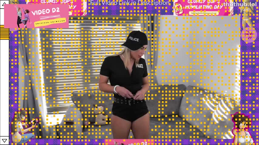 OnlyFans leaked FIT TEEN FEMALE COP'S HUMILIATING BUTT NAKED DAY on HDthot