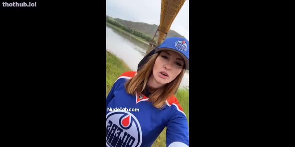 OnlyFans leaked Theoilersgirlkait Nude Oilers Fan Kait F Flashes Boobs on HDthot