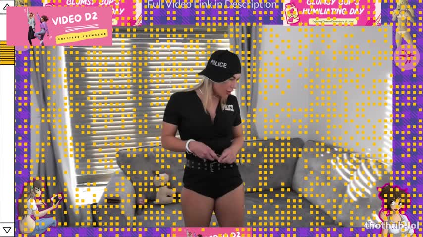 OnlyFans leaked AMBER | FIT TEEN FEMALE COP'S HUMILIATING BUTT NAKED DAY on HDthot