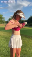 Grace Charis-golf routine