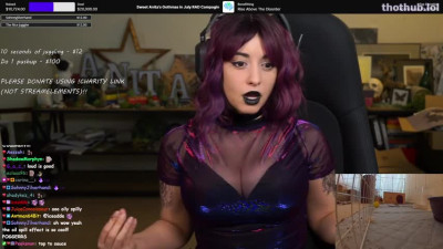 Sweet Anita Goth Outfit Big Tits GOTHMAS #4 Stream Highlights