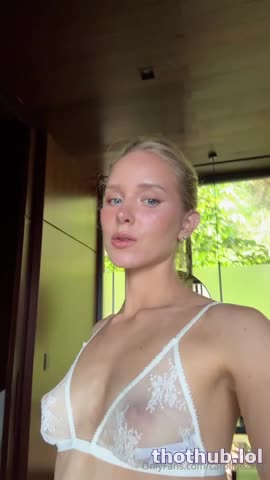 OnlyFans leaked Caroline Zalog Pov See Through Bra-Close Up on HDthot