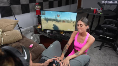 Mia Sins Gamer blowjob