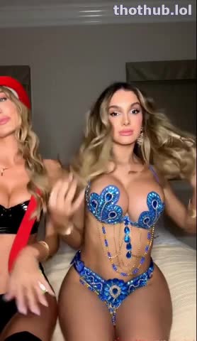 OnlyFans leaked Lyna Perez and Hayley Maxfield live-Spanking Booty And Teasing Boobs Onlyfans on HDthot