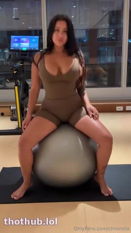 OnlyFans leaked Can i help you finish babe ???? I was bouncing on the exercise ball and my titties on HDthot