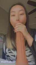 waifupeanut dildo blowjob ppv