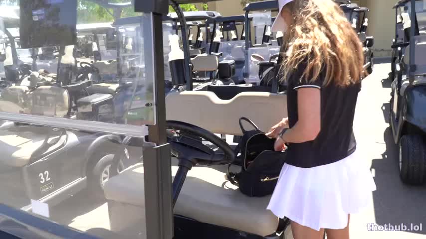 OnlyFans leaked Bralessforever_Shan - Nude Golfing with Shan on HDthot