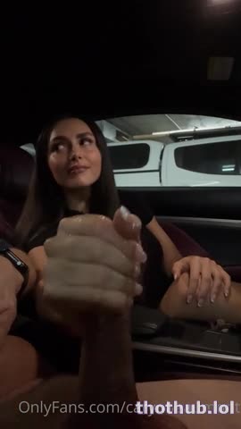 OnlyFans leaked Caryn Beaumont - Car handjob on HDthot