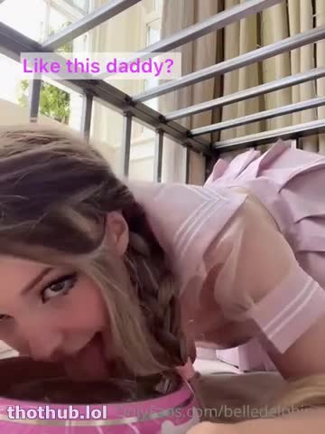 Belle Delphine OnlyFans leaked Belle Delphine fucks herself in a cage on HDthot