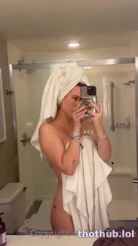 Bella Thorne OnlyFans leaked Bella Thorne After Shower DM on HDthot