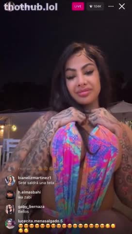 OnlyFans leaked 6ix9ine’s girlfriend nip slip instagram live on HDthot