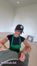 Arykytsia Starbucks employee