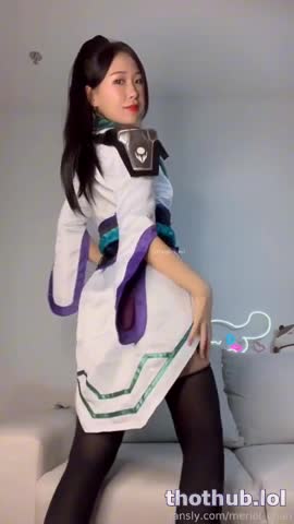 OnlyFans leaked Meriol_chan cosplay strip tease and dildo riding on HDthot