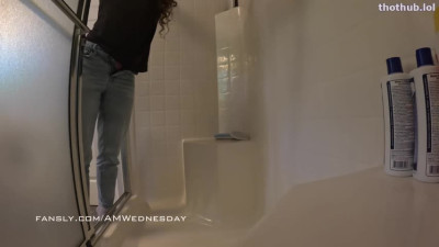 AmWednesday - Shower Shaving & Cumming