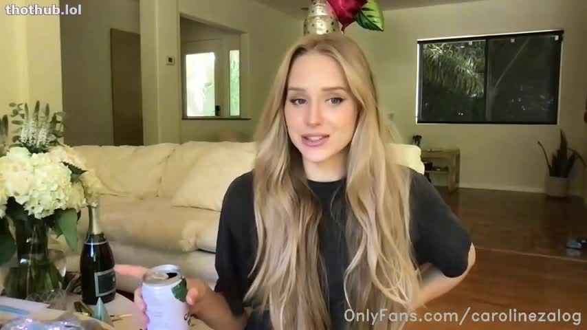 OnlyFans leaked caroline zalog pool livestream on HDthot