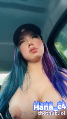 OnlyFans leaked Hana C4 Car on HDthot